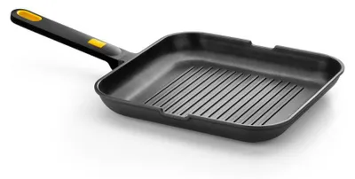 Produktbild von BRA Profesional A122329, Rechteckig, Grillpfanne, Schwarz, Aluminium, Bakelit, 4,5 mm, Keramik, Gas, Induktion