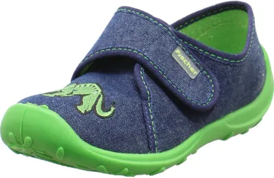 Produktbild von Fischer Markenschuh Jungen Hausschuh Boogy blau