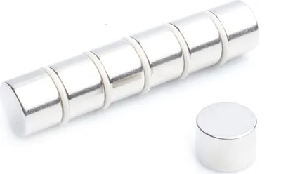 Obrázok produktu pre Neodymové magnety 14 x 10 mm 10 kusov mm N38H, extrémne silné, magnetické tabule, chladničky, tabule, DIY