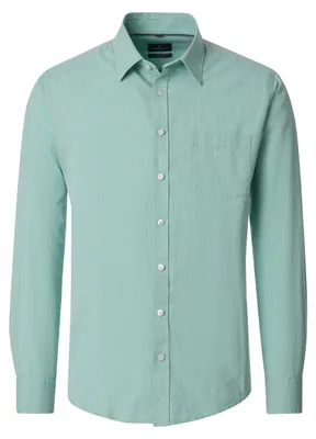 Produktbild von CASAMODA Herren Freizeithemd Langarm Kent Casual Leinen Grün 4XL