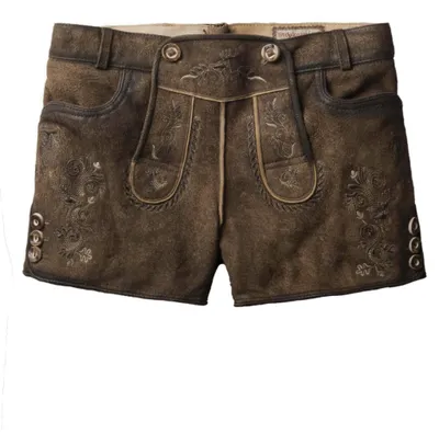 Obrázok produktu pre Tradičné kožené nohavice ROSY stone washed veľkosť: 38
