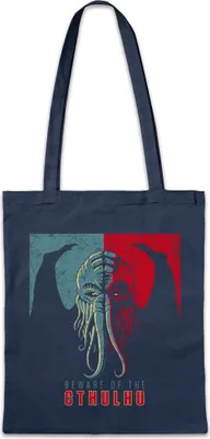 Produktbild von Urban Backwoods  Of Cthulhu, Stofftasche, Farbe: Navy