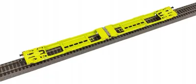Zdjęcie produktu dla PIKO 24615 Wagon kieszeniowy T3000e GATX epoka VI H0 1:87 – wagon do przewozu kontenerów i naczep, transport intermodalny