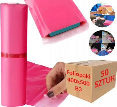 Produktbild von Kurierumschläge Rosa B3 400 x 500 mm – 50 Stück