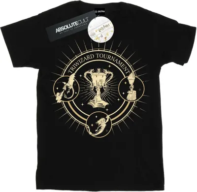 Image de Harry Potter - T-shirt "Triwizard" pour homme BI30381 (5XL) (Noir)