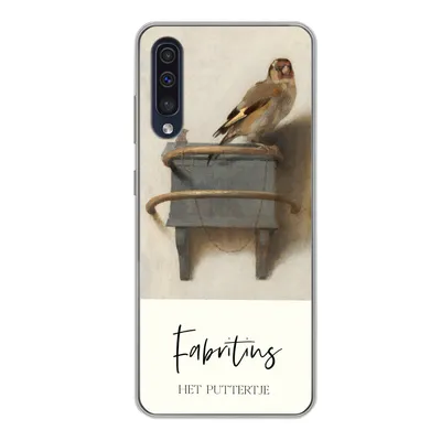 Produktbild von MuchoWow® Handyhülle Schutzhülle Hülle für Samsung Galaxy A50 Alte Meister - Der Stieglitz - Fabritius Silikon Softcase Handy Hülle - Mobiltelefonhülle