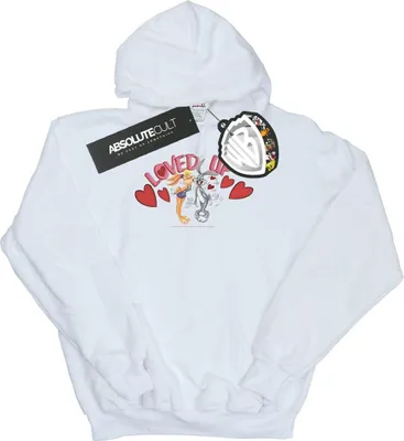 Produktbild von Looney Tunes - "Valentine's Day Loved Up" Kapuzenpullover für Damen BI9845 (S) (Weiß)