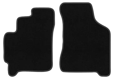 Immagine prodotto di Tappetini anteriori in moquette per Kia Carens I 1999-2006 (monovolume) – 2 pezzi, neri, su misura – Wielganizator BASIC