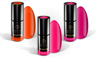 Zdjęcie produktu dla Set lakierów hybrydowych 300 + 346 + 350 Boska Nails