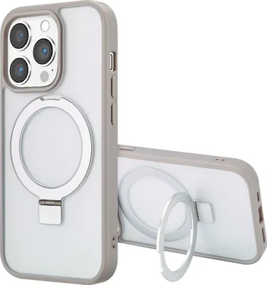 Produktbild von Accezz Ring Stand Backcover mit MagSafe iPhone 14 Pro Max - Grau