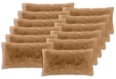 Produktbild von vidaXL Kissenbezug 12 pcs HEERLEN Taupe 40 x 80 cm PV Fleece