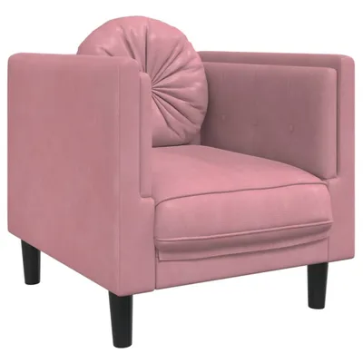Produktbild von Sessel Rosa Samt 71 x 77 x 70 cm