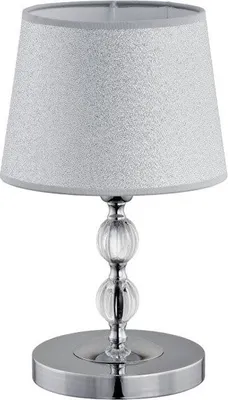 Immagine prodotto di Lampada da tavolo glamour cromata con paralume EMMANUELLE ALF16716 ALFA