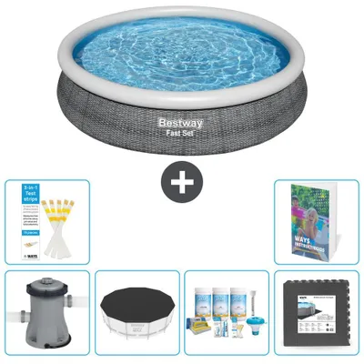 Image de Bestway Fast Set Rond - 366 x 76 cm - 7 pièces  S238