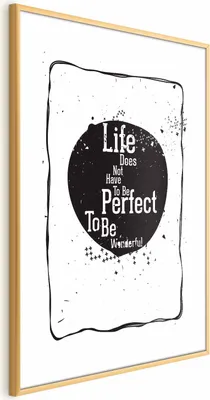 Immagine prodotto di Poster a vita 29,7x42 cm con cornice dorata con margine