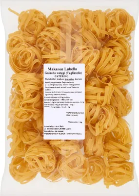 Zdjęcie produktu dla Lubella Catering Makaron gniazda wstęgi tagliatelle 1 kg
