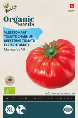 Obrázok produktu pre Buzzy Organické paradajky Marmande VR - Organické semená - cca 0,10 gr | Buzzy_92850