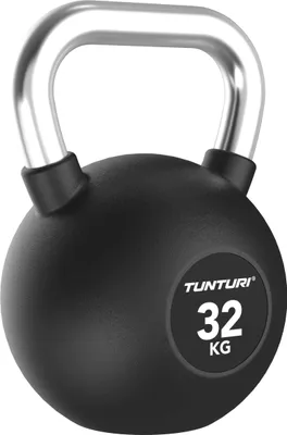 Produktbild von Tunturi Platinum Gummierte Kettlebell – 32 kg