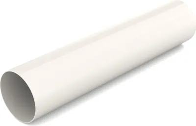 Immagine prodotto di BRYZA Scarico in plastica senza collo Ø 90 mm, lunghezza 3M, bianco RAL 9010