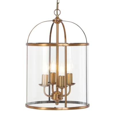 Produktbild von Steinhauer - hängeleuchte - Pimpernel - bronze - glas metall - Ø 31cm - E14 - 5972BR
