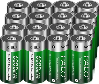Produktbild von Lithium-Akku, USB-Ladung, kompatibel mit mehreren Geräten, 16 Stück