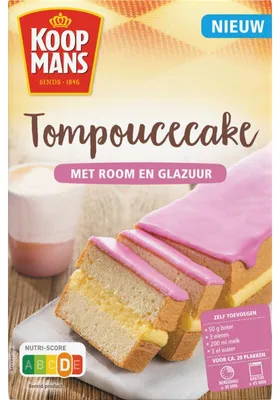 Image de Koopmans Tompoucecake 350g – mélange prêt pour un délicieux gâteau Tompouce
