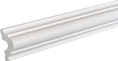 Zdjęcie produktu dla PROVISTON listwa sztukateryjna plastikowa biała - 18 x 38 x 2000 mm Nowoczesna listwa sufitowa
