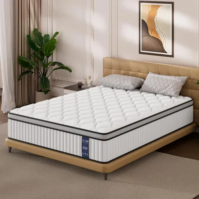 Immagine prodotto di Materasso BedStory 80x200 cm, materasso a molle insacchettate, altezza 31 cm, materasso ortopedico