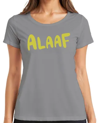 Productafbeelding van ALAAF Karneval Keulen, grappig dames T-shirt, grijs, maat M, voor carnaval, vastelavend, fasching