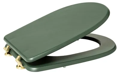 Produktbild von 5five Simply Smart Toilettendeckel Duo, Klobrille, Klodeckel, Toilettensitz, HDF, Grün, 200165B