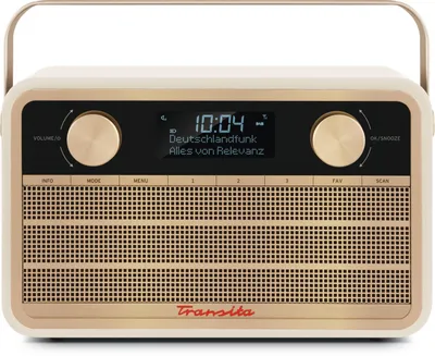Produktbild von TechniSat Transita 120 | tragbares DAB+ Radio mit Akku und Wecker | beige