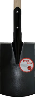 Produktbild von Bauspaten 'Star' 280 x 180 mm, Hammerschlagoberfläche, mit T-Stiel
