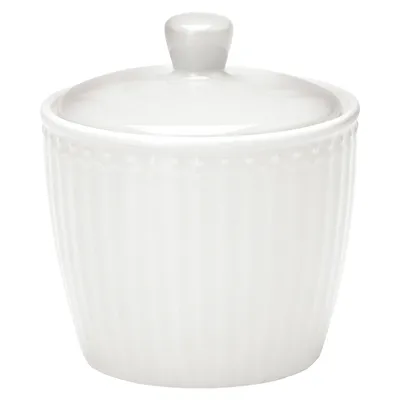 Produktbild von Greengate Alice Zuckerdose white 10 cm