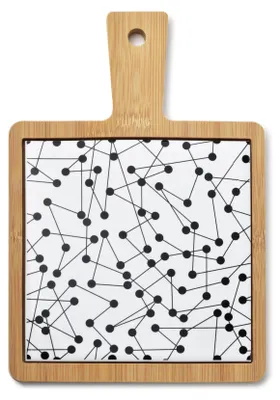 Obrázok produktu pre Moderná kuchynská doska na servírovanie, 17X17X1Cm