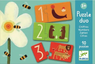 Obrázok produktu pre Puzzle duo Čísla, Djeco