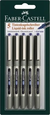 Produktbild von Tintenroller Uni-Ball eye fine 0,4 mm blau Packung mit 10 Stück