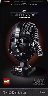 Produktbild von LEGO Star Wars Darth Vader Helm, Bauset für Erwachsene, Geschenkidee für Männer, Frauen, Ihn oder Sie, sammelbares Modell zum Bauen und Ausstellen 75304