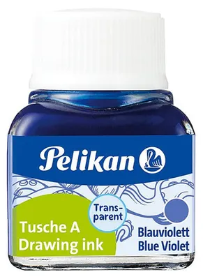 Produktbild von Pelikan Tusche A 523 - blauviolett – 10 ml