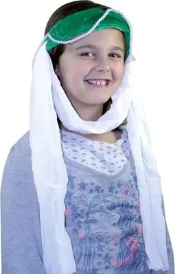 Produktbild von Burgfräuleinband Samt, grün - Kopfschmuck für die kleine Burgdame