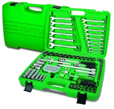 Produktbild von Werkzeug-Set GCAI106B 106-teilig mit 1/2 und 1/4 Zoll Antrieb im Kunststoffkoffer