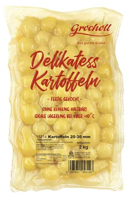 Obrázek produktu pro Grocholl Delikatess brambory 20 30mm předvařené sáček 2000g