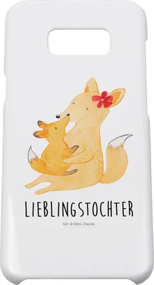 Produktbild von Mr. & Mrs. Panda Samsung Galaxy S8 plus Handyhülle  Fuchs Mama - Weiß - Geschenk, Handy Case, Schoß, Hülle, Mutter, Muttertag, Mami, Handycover, Cover