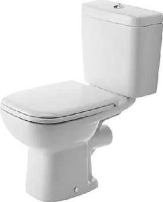 Obrázek produktu pro Duravit D-Code - WC kombi mísa, zadní odpad, bílá 21110900002