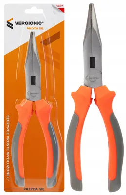 Produktbild von VERGIONIC 8 Zoll lange gerade Zange, Spitzzange, Montagezange