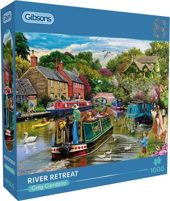 Immagine prodotto di GIBSONS Puzzle Riposo in riva al fiume 1000 pezzi