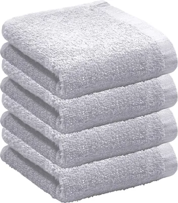 Produktbild von REDBEST Gästetuch Oceanside" 4er-Pack silber 30x50 cm"