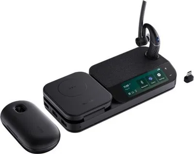 Obrázok produktu pre Yealink BH71 Workstation Pro USB-C/A, Bezdrôtový, 100 - 20000 Hz, Kancelária / call centrum, 18 g, Slúchadlá s mikrofónom, Čierna