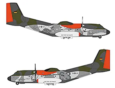 Productafbeelding van herpa - Luftwaffe Transall C-160 - LTG 63 / Air Transport Wing, Hohn Air Base “Retro Brummel” - Transall Fly-Out 2021, 571562, Multicolor