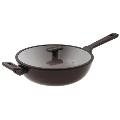 Obrázek produktu pro Sambonet Titan Pro hliníková černá pánev Wok 30 cm mD S0195-S00565-S2150 51043-80