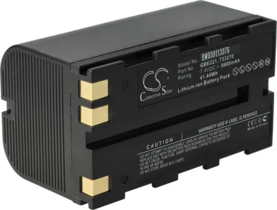 Produktbild von vhbw Akku kompatibel mit Leica RX1200, GRX1200, SR20, RX900, GS20, GPS900, GS15, GS10, RCS1100 Lasermessgerät, Messgerät (5600 mAh, 7,4 V, Li-Ion)